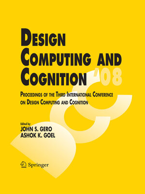 cover image of Design Computing and Cognition '08
